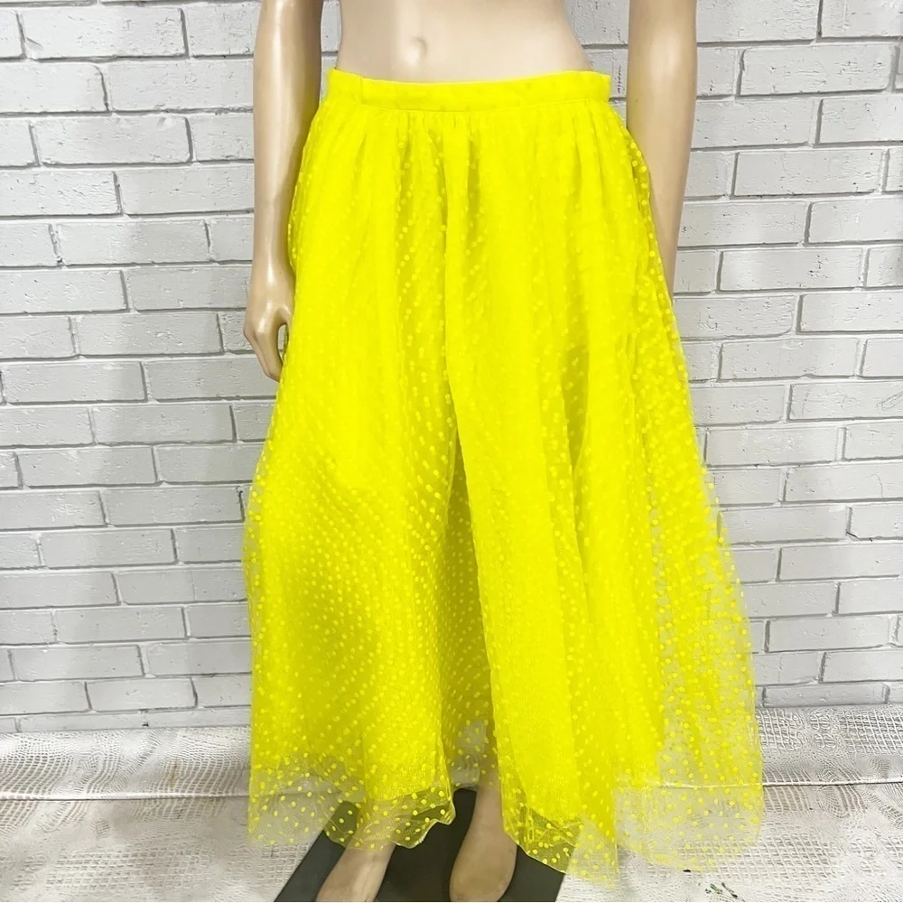 J.Crew‎ Collection limited-edition tulle midi skirt in polka dot - Picture 9 of 10